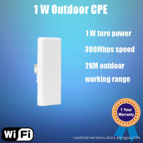 Outdoor 300mbps powerful long range wireless CPE/AP 12V/24V PoE with 12dbi panel antenna
